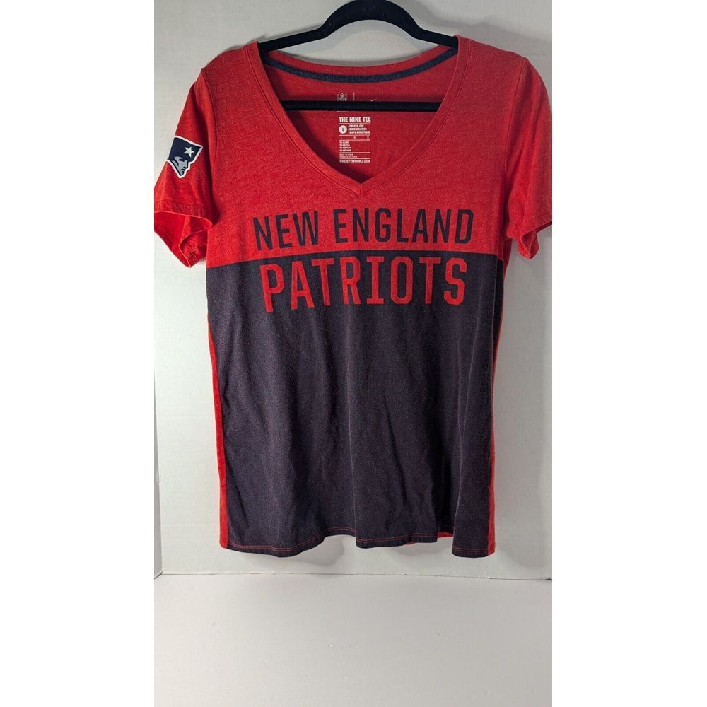 NFL Team Apparel New England PATRIOTS The NIKE Tee Sz Women's Large